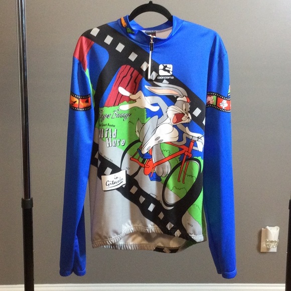 Giordana Other - 3X Bugs Bunny/Daffy Duck Giordana whimsical long sleeve bicycle jersey